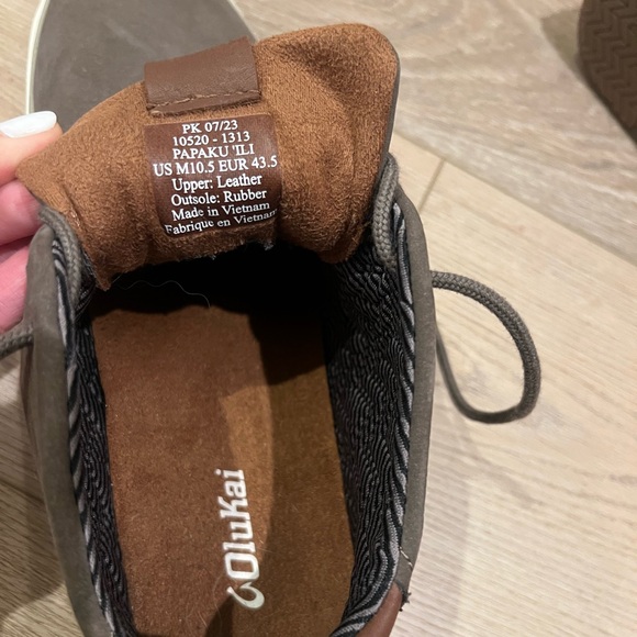 Olukai Papakū 'Ili Men’s Waterproof Leather Boots - Picture 8 of 8